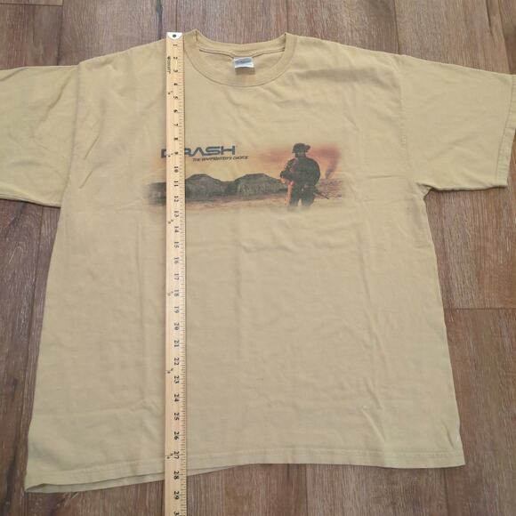 VTG Drash The Warfighter Choice Adult XL Shirt Army Military Black Op Desert Gun - Picture 5 of 8